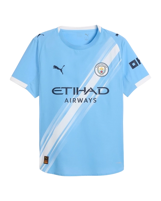домашняя футболка Manchester City, вид спереди