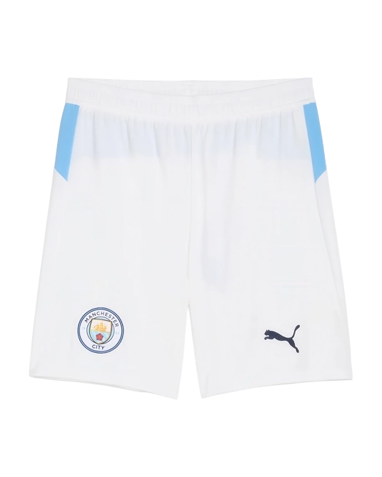 домашние шорты Manchester City, вид спереди