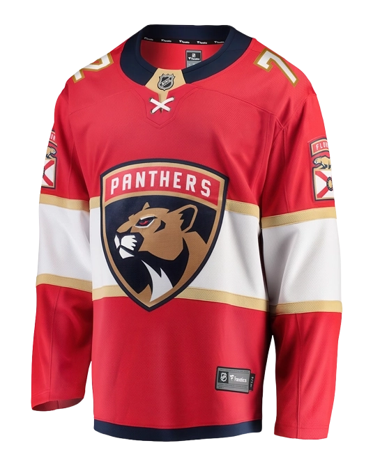 домашнее джерси Сергея Бобровского Florida Panthers, вид сзади