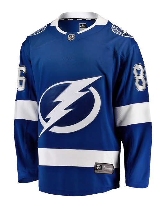 домашнее джерси Никиты Кучерова Tampa Bay Lightning, вид сзади